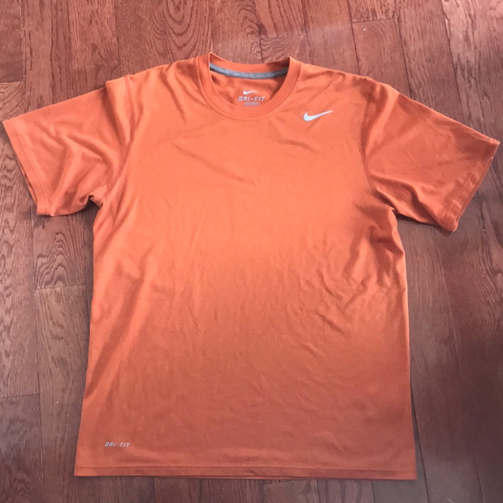 Orange Nike Dri Fit Tee